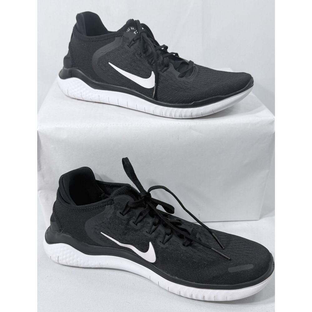 Nike Free Black White Running Shoes Mens Size 9 942836-001 Athletic